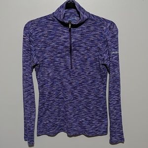 Columbia half zip long sleeved shirt